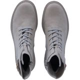 Rieker - Casual Gesloten Booties - Beige - Synthetisch - Zijrits - Decoratieve Gesp