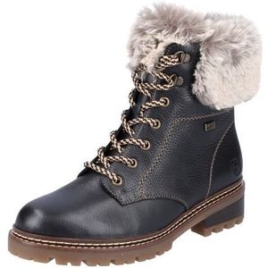 Remonte - ELLE-Collection - Winterlaarzen - Zwart-gecombineerd - Textiel