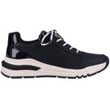 Rieker M6601 Comfortabele lage schoenen voor dames, veterschoenen, Blauw
