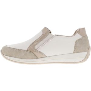 Rieker Dames N1151 Slipper, Wit combi., 38 EU