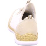 Rieker N4253 Sneakers voor dames, wit, 41 EU