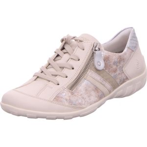 Remonte Dames Sneaker - R3407-60 Lichtbeige/Combi - Maat 40