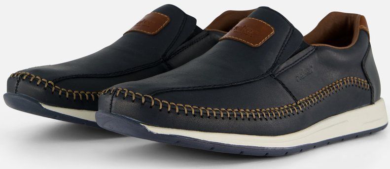 Rieker - Instapschoen - Leer - Zwart