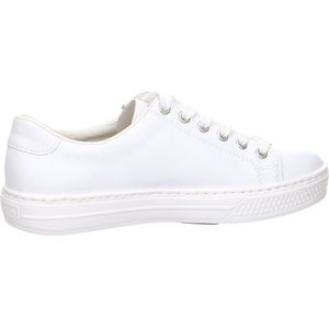 Rieker Sneakers wit Leer - Dames - Maat 36