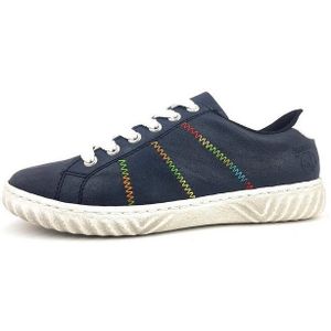 Rieker dames sneaker blauw