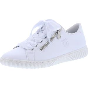 Rieker Dames N0900 Sneakers, wit, 39 EU