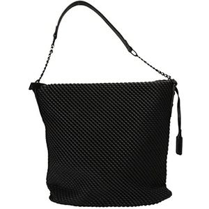Rieker Women's H1331 Hobo Bag, zwart