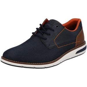 Rieker Heren 11301 veterschoenen, blauw, 42 EU