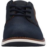 Rieker Sneakers - Blauw - Veterschoen - Textiel