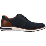 Rieker Sneakers - Blauw - Veterschoen - Textiel