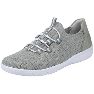 Rieker L7463 Sneakers voor dames, groen, 43 EU