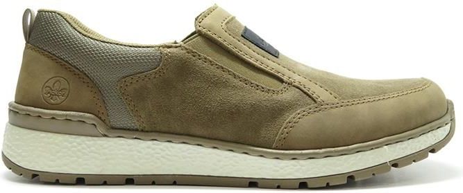 Rieker - Instapper - Taupe - Textiel - H-Leest