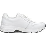 Rieker 48134 Low-Top sneakers voor dames, lage schoenen, losse inlegzool, wit 81, 38 EU