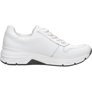 Rieker 48134 Low-Top sneakers voor dames, lage schoenen, losse inlegzool, wit 81, 43 EU