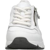 Rieker 48134 Low-Top sneakers voor dames, lage schoenen, losse inlegzool, wit 81, 37 EU