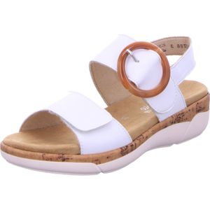 Remonte R6853-80 | White | Women's Low Wedge Sandals EU 38 White