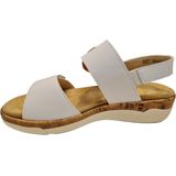 Remonte - Sleehaksandaaltjes - Zomerschoen - Wit - Klittenbandsluitingen