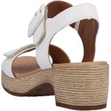 Remonte - D0n52 - Sandalen - Wit - Glad Leer - Blokhak