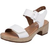 Remonte - D0n52 - Sandalen - Wit - Glad Leer - Blokhak