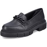 Rieker Dames lage schoenen M3861, zwart, 36 EU