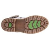 Veterlaarsjes - Effen - Leer - Blokhak - Ritssluiting