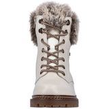 Veterlaarsjes - Effen - Leer - Blokhak - Ritssluiting