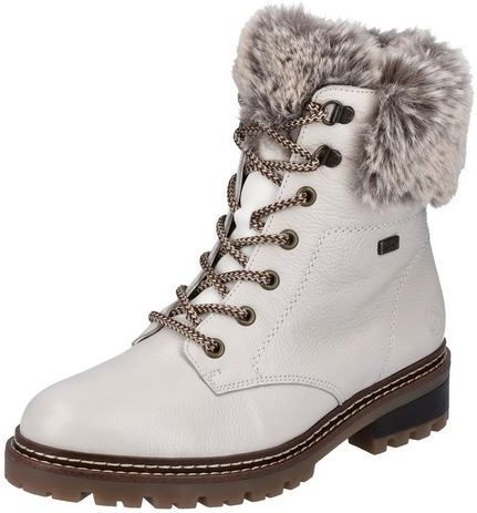 Veterlaarsjes - Effen - Leer - Blokhak - Ritssluiting