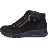 Rieker - L7701 - Korte Laarzen - Zwart - Waterafstotend - Ritssluiting