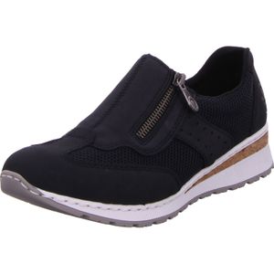 Rieker Slip-On Sneaker, Slipper, Schlupfschuh, Freizeitschuh im Materialmix