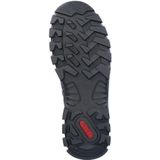 Rieker - Casual Booties - Zwart - Synthetisch Leer - Vetersluiting