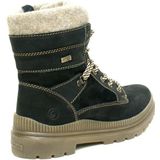 Remonte - D0C77 - Veterschoenen - Zwart - Leer