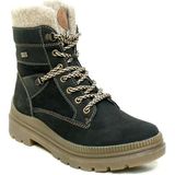 Remonte - D0C77 - Veterschoenen - Zwart - Leer