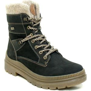 Remonte - D0C77 - Veterschoenen - Zwart - Leer
