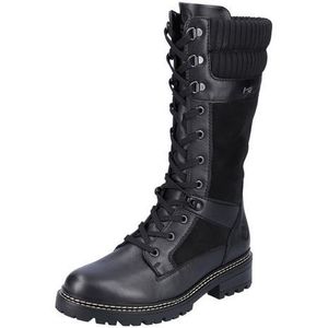 Remonte D0B76 Enkellaarzen - Zwart - Lakleer/Glad Leer - Gevoerd