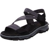 Rieker Dames 68871 trekkingsandalen, zwart, 41 EU