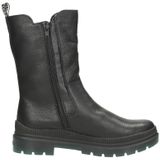 Remonte - D0c75 - Dameslaarzen - Zwart - Echt Leer - Scheerwol Voering