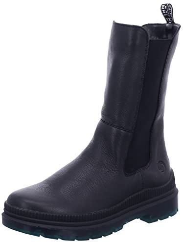 Remonte - D0c75 - Dameslaarzen - Zwart - Echt Leer - Scheerwol Voering