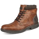 Rieker Heren 33140 veterlaarzen, bruin, 45 EU, bruin, 45 EU