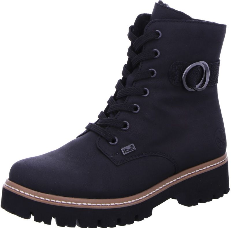 Rieker Z5723 dames fashion boots zwart 38 EU, zwart.