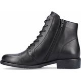 Remonte - D0F73-01 - Enkellaarsjes - Zwart - Leer