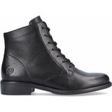 Remonte - D0F73-01 - Enkellaarsjes - Zwart - Leer