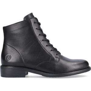 Remonte - D0F73-01 - Enkellaarsjes - Zwart - Leer