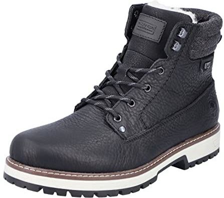 Rieker - Veterschoenen - Zwart - Waterbestendig - Gemakkelijke Ritssluiting