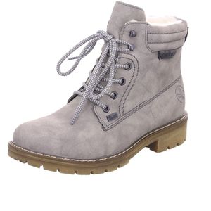 Rieker - Y9125 - Enkellaarzen - Grijs - Synthetisch - Waterafstotend