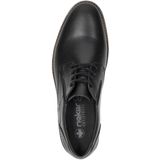 Rieker - Ballerina's - Zwart - Leer