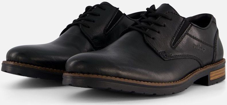 Rieker - Ballerina's - Zwart - Leer