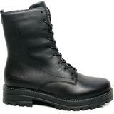 Remonte - D2278 01 - Enkellaarsjes - Schwarz - Leer