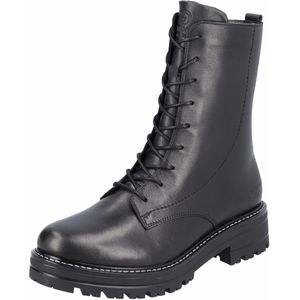 Remonte - D2278 01 - Enkellaarsjes - Schwarz - Leer