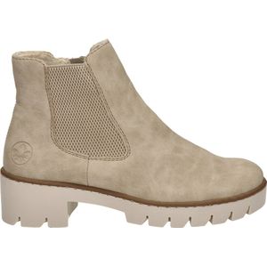 Rieker Chelsea boots beige Synthetisch 182202 - Dames - Maat 39