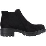 Chelsea Boots - Zwart - Textiel - Blokhak 4,6 cm